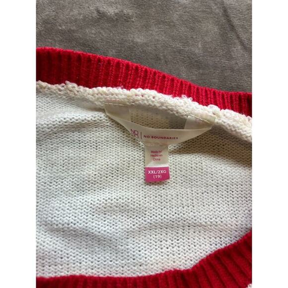 Ugly Christmas Sweater XXL 19 Merry Everything Nobo No Bo Sweater Party - Picture 4 of 6